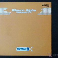 Discos de vinilo: MAURO ALPHA - DEDICATED EP - RECOMENDADO DJ NEIL - VINILO - TEMPO MUSIC - 2002