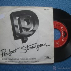 Discos de vinilo: DEEP PURPLE PERFECT STRANGER SINGLE SPAIN PROMO 1984 PDELUXE. Lote 51773380