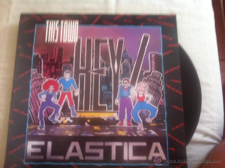 Discos de vinilo: 12 MAXI-HEY ELASTICA-THIS TOWN - Foto 1