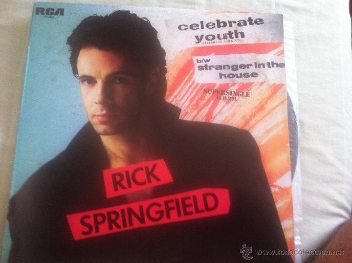 Discos de vinilo: 12 MAXI-RICK SPRINGFIELD-CELEBRATE YOUTH - Foto 1