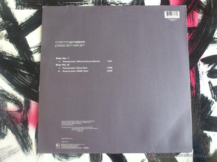 Discos de vinilo: COSMIC PROJECT - PEACEMAKER - MAXI - VINILO - 12 - NERVE - 2000 - Foto 2