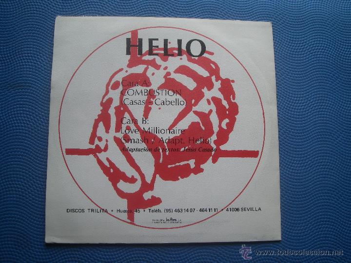 Discos de vinilo: HELIO COMBUSTION single spain 1991  PDELUXE - Foto 2