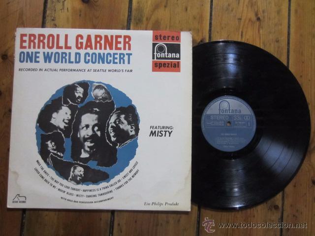 Discos de vinilo: ERROL GARNER - ONE WORLD CONCERT - Foto 1
