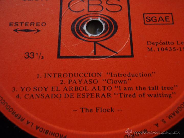 Discos de vinilo: THE FLOCK ( THE FLOCK ) SPAIN LP33 CBS - Foto 3