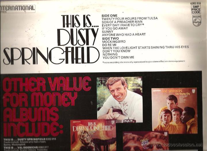 Discos de vinilo: LP THIS IS... DUSTY SPRINGFIELD - Foto 2