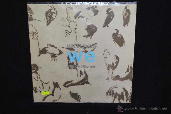 Discos de vinilo: LUIS DE PABLO - WE - VERSION DEFINITIVA - LP - Foto 1