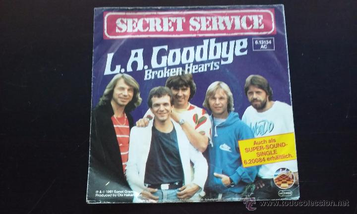 Discos de vinilo: Secret Service - L.A. Goodbye - SINGLE - 1981 - Foto 1