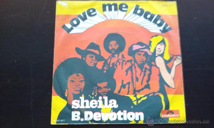Discos de vinilo: Sheila & B. Devotion - Love Me Baby - SINGLE - 1977 - Foto 1