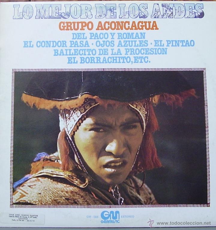 Vinyl records: GRUPO ACONCAGUA-LO MEJOR DE LOS ANDES LP VINILO 1977 SPAIN