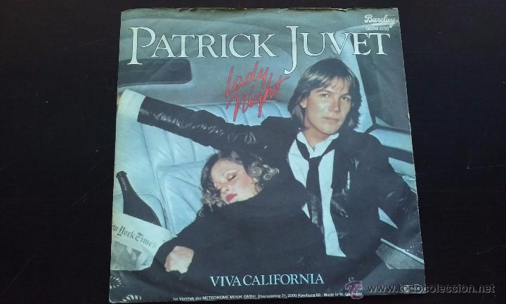 Discos de vinilo: Patrick Juvet - Lady Night - SINGLE - 1979 - Foto 1
