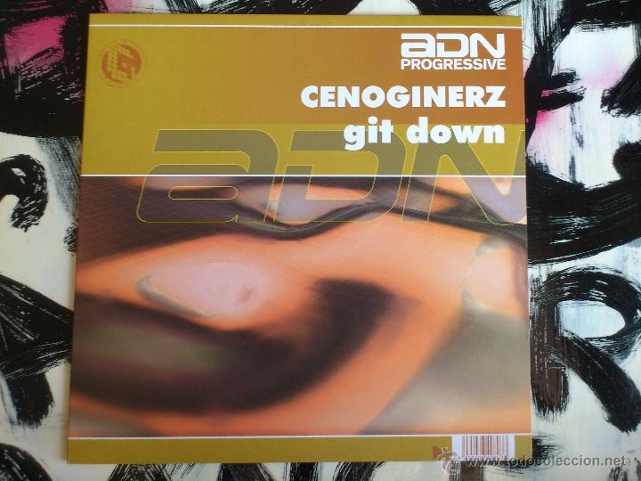 Discos de vinilo: CENOGINERZ - GIT DOWN - MAXI - VINILO - ADN PROGRESSIVE - VALE MUSIC - 2002 - Foto 1