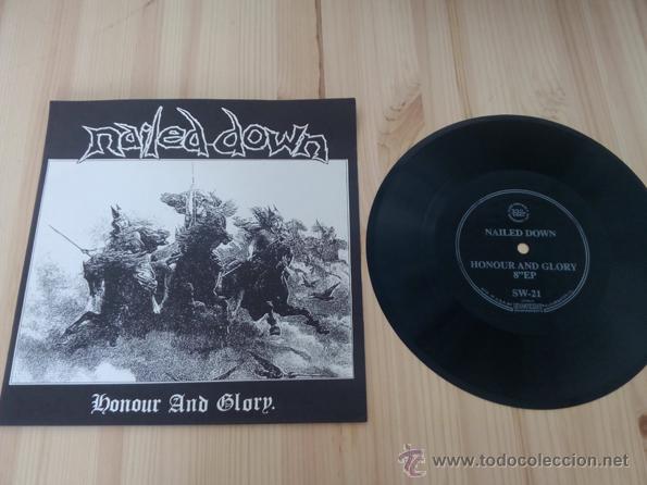 Discos de vinilo: Nailed Down-Honour And Glory FLEXI-PUNK GRIND HARD CORE CRUST - Foto 1