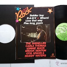 Discos de vinilo: LAS GRANDES ESTRELLAS DEL ROCK 20 (VINILO+FASCICULO) - SHIRELLES / B. BENTON / M. WATERS (1983). Lote 51963203