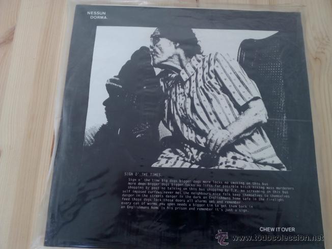 Discos de vinilo: Nessun Dorma - Chew It Over PUNK HARD CORE - Foto 1