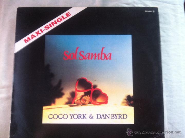 Discos de vinilo: 12 MAXI-COCO YORK & DAN BYRD-SOL SAMBA - Foto 1
