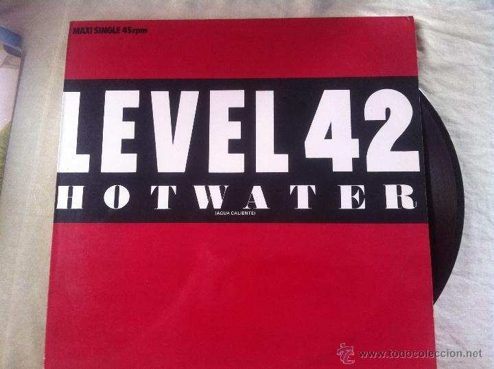 Discos de vinilo: 12 MAXI-LEVEL 42-HOT WATER - Foto 1