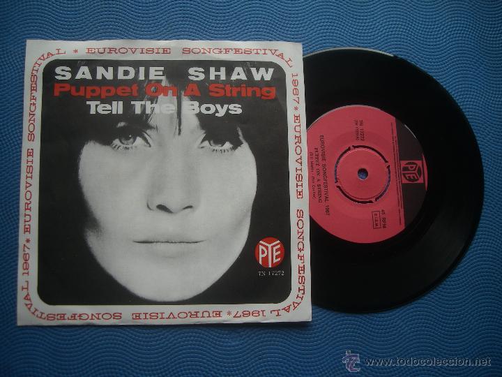 Discos de vinilo: SANDIE SHAW PUPPET ON A STRINGS SINGLE HOLANDA 1967  PDELUXE - Foto 1