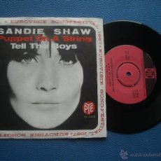 Discos de vinilo: SANDIE SHAW PUPPET ON A STRINGS SINGLE HOLANDA 1967 PDELUXE
