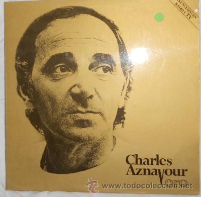 Discos de vinilo: LP DOBLE CHARLES AZNAVOUR ORO, DE 1982 - Foto 1