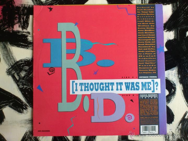 Discos de vinilo: BELL BIV DEVOE - B.B.D. - I THOUGHT IT WAS ME? - MAXI - VINILO - MCA - 1999 - Foto 2