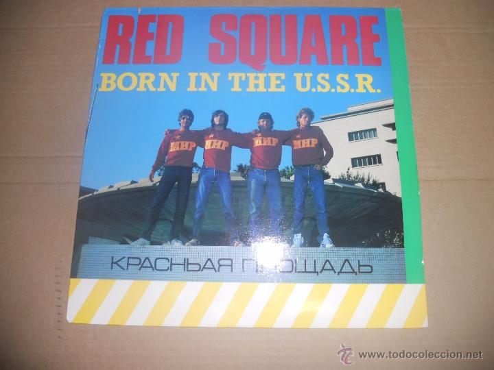 Discos de vinilo: RED SQUARE (LP) BORN IN THE U.S.S.R. A&Ntilde;O 1985 - EDICION U.S.A.