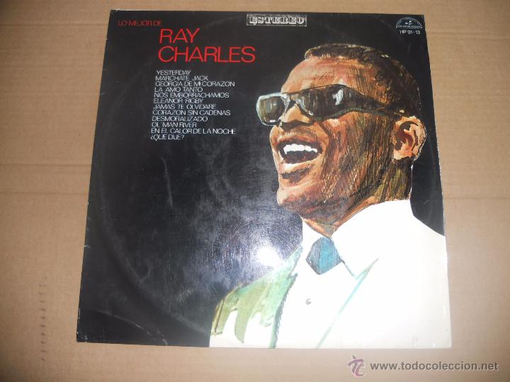 Discos de vinilo: RAY CHARLES (LP) LO MEJOR A&Ntilde;O 1968 - Foto 1