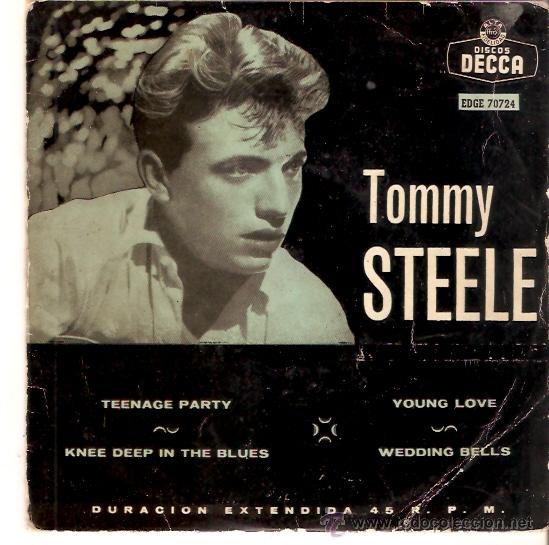 Discos de vinilo: EP TOMMY STEELE  EDITADO EN ESPA&Ntilde;A DISCOS DECCA - Foto 1