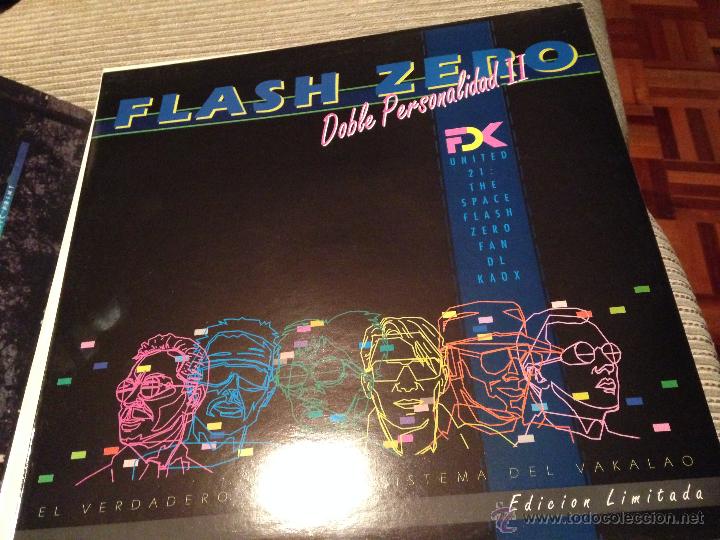 Discos de vinilo: FLASH ZERO CERO - DOBLE PERSONALIDAD II - MAXI - TECHNO EBM SYNTH POP - Foto 1