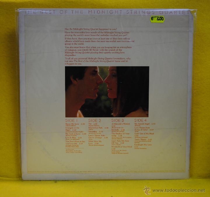 Discos de vinilo: MINIGHT STRING QUARTET - THE BEST F THE MIDNIGHT STRING QUARTET - 2 LP - Foto 2