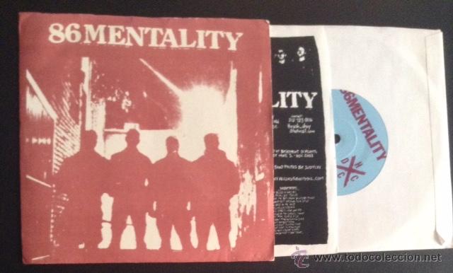 Discos de vinilo: single ep vinilo 86 mentality hardcore - Foto 1