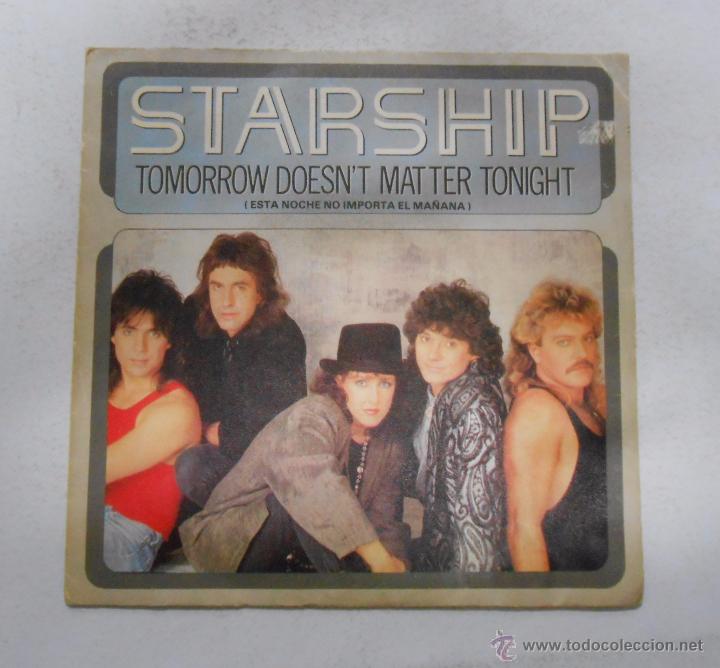 Discos de vinilo: STARSHIP. - TOMORROW DOESNT MATTER TONIGHT. TDKDS4 - Foto 1