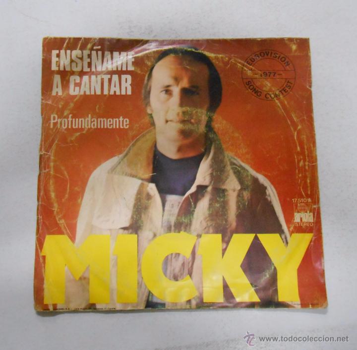 Discos de vinilo: MICKY. ENS&Eacute;&Ntilde;AME A CANTAR; PROFUNDAMENTE. TDKDS4 - Foto 1