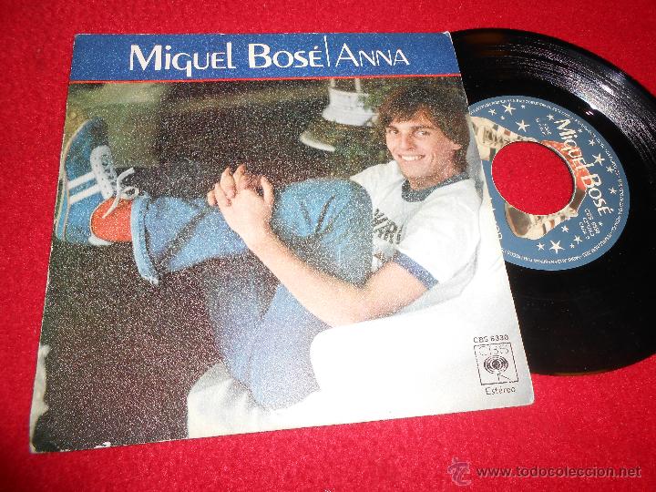 Discos de vinilo: MIGUEL BOSE EL JUEGO DEL AMOR/ANNA 7 SINGLE 1978 CBS ED ESPA&Ntilde;OLA MOVIDA POP