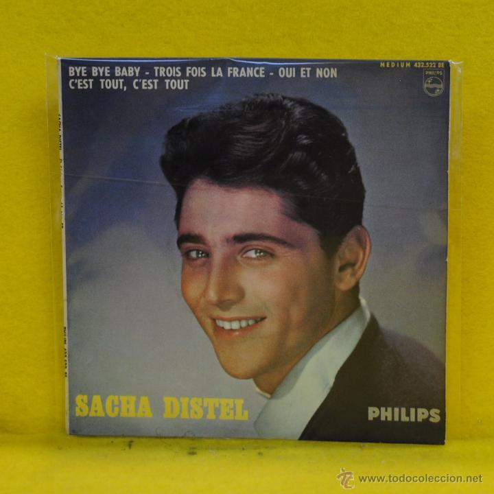 Discos de vinilo: SACHA DISTEL - BYE BYE BABY + 3 - EP - Foto 1