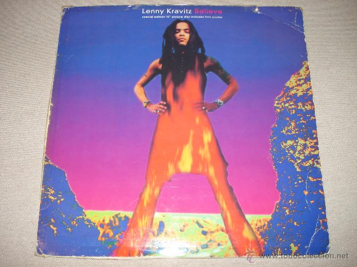 Discos de vinilo: LENNY KRAVITZ - BELIEVE - MINI LP 10 - PICTURE DISC - Foto 1