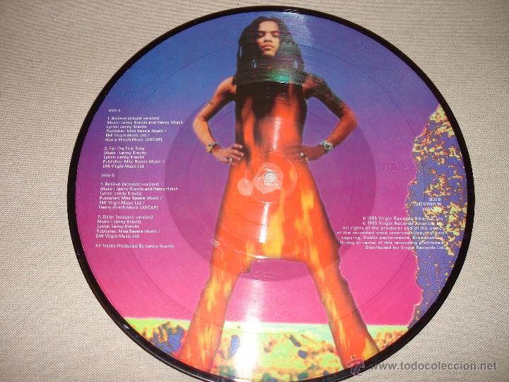 Discos de vinilo: LENNY KRAVITZ - BELIEVE - MINI LP 10 - PICTURE DISC - Foto 4