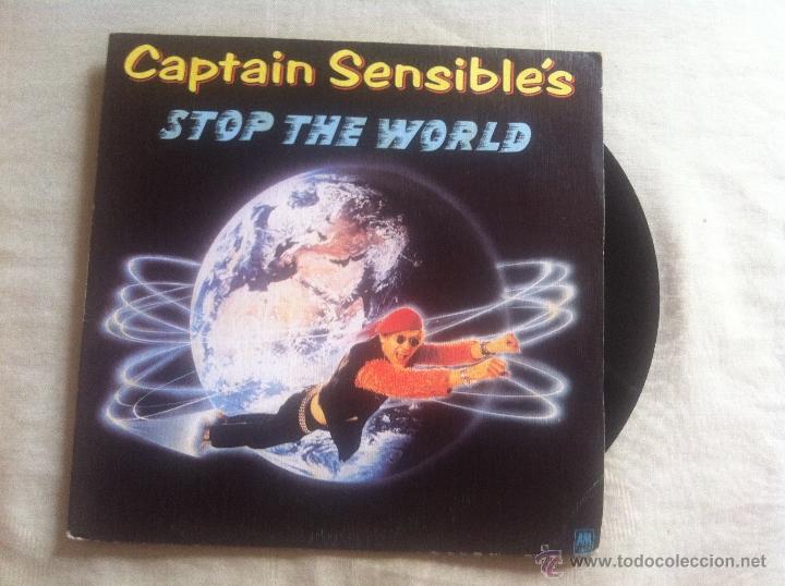 Discos de vinilo: 7 SINGLE-CAPTAIN SENSIBLE&acute;S-STOP THE WORLD - Foto 1