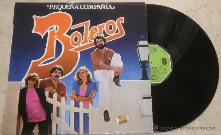 Discos de vinilo: PEQUE&Ntilde;A COMPA&Ntilde;IA - BOLEROS - LP - Foto 1