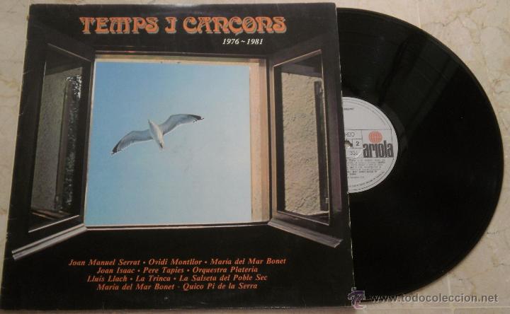 Discos de vinilo: TEMPS I CAN&Ccedil;ONS  1976 - 1981 - Foto 1
