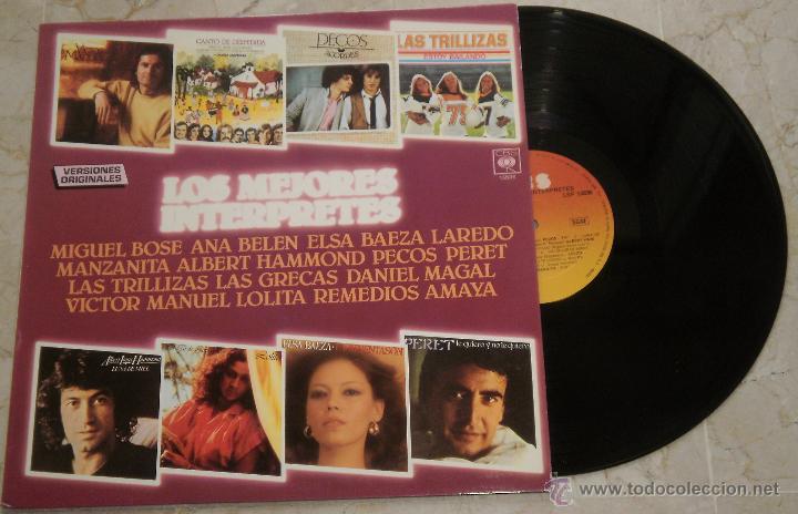 Disques de vinyle: LOS MEJORES INTERPRETES - VERSIONES ORIGINALES - LP CBS 1979