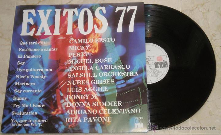 Disques de vinyle: exitos 77 -LP ARIOLA 1977