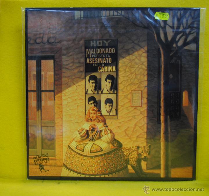 Discos de vinilo: MALDONADO - ASESINATO EN LA CABINA - LP - Foto 2