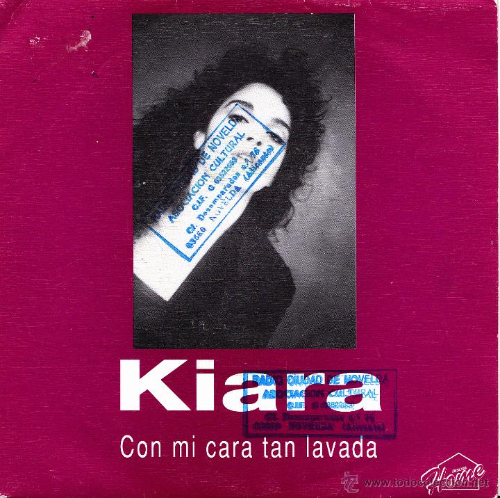 Discos de vinilo: KIARA-CON MI CARA TAN LAVADA + MUERDO EL JUEGO SINGLE VINILO 1992 PROMOCIONAL SPAIN