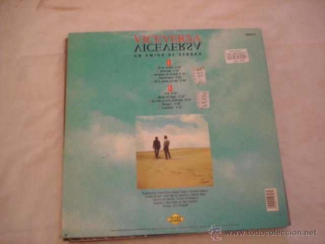 Discos de vinilo: Viceversa  Un Amigo De Verdad - Foto 3