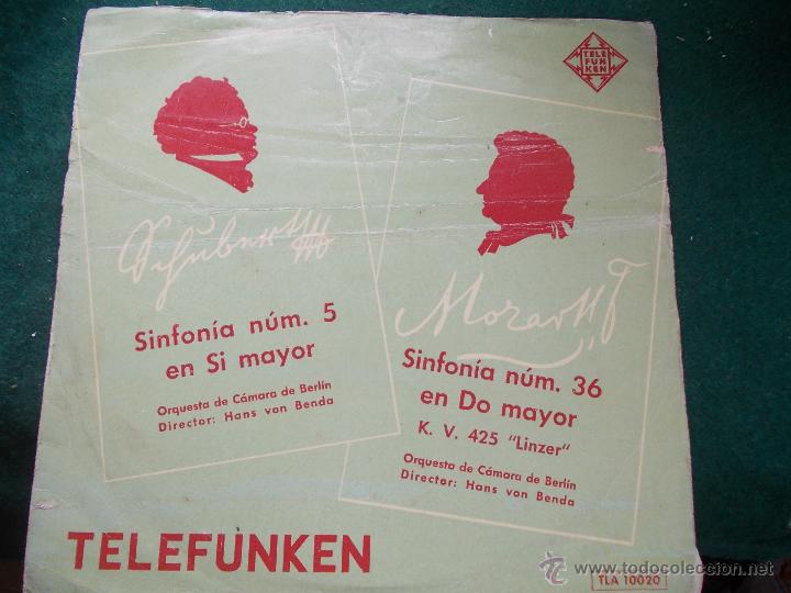 Discos de vinilo: vinilo muy antiguo Mozart - Foto 1