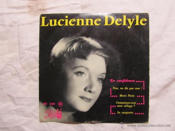 Discos de vinilo: 2 singles de Lucienne Delyle - Foto 5