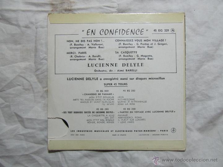 Discos de vinilo: 2 singles de Lucienne Delyle - Foto 6
