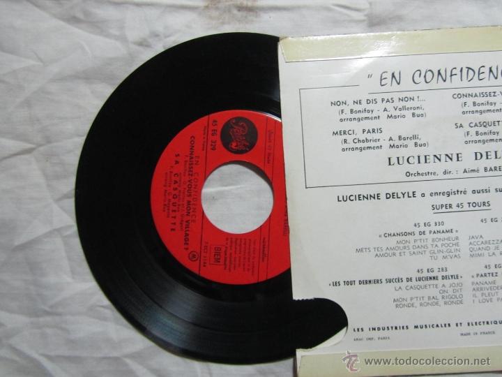 Discos de vinilo: 2 singles de Lucienne Delyle - Foto 7