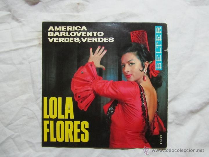 Discos de vinilo: 2 singles de Lola Flores - Foto 2