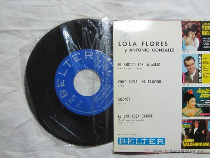 Discos de vinilo: 2 singles de Lola Flores - Foto 7